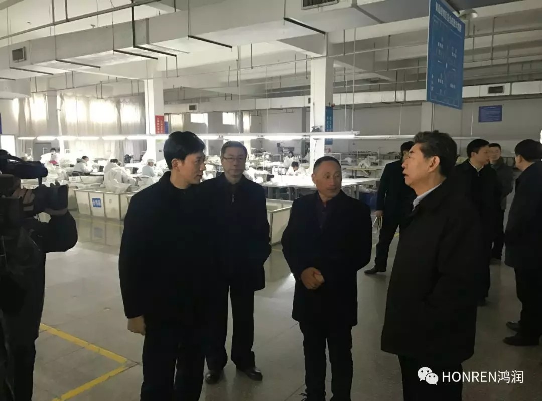 安徽省委常委、常務(wù)副省長鄧向陽到鴻潤視察